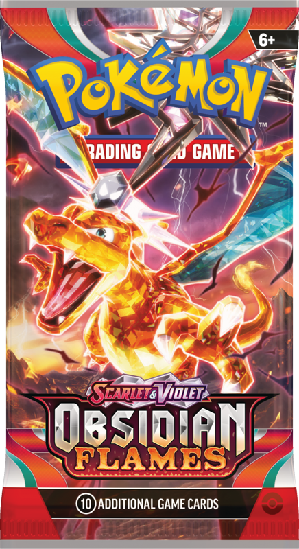Pokemon Scarlet & Violet: Obsidian Flames - Single Booster