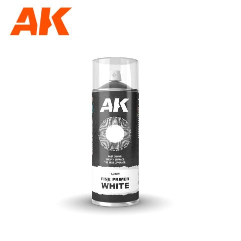 AK Interactive: Sprays - Fine Primer White
