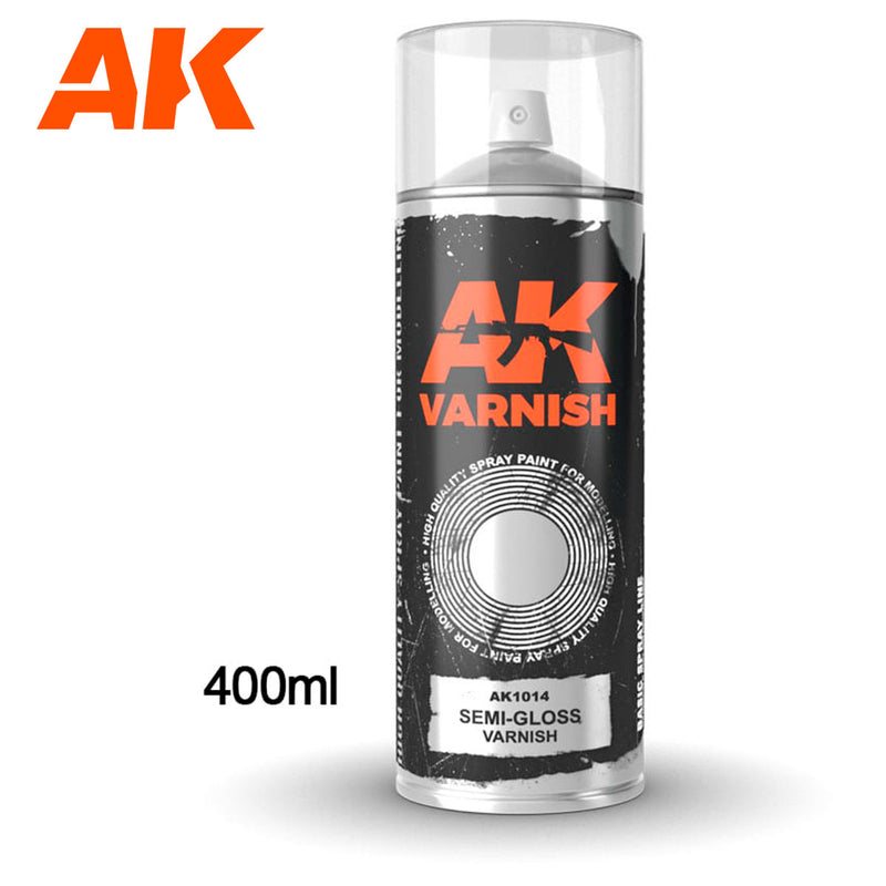 AK Interactive: Sprays - Semi Gloss (Satin) Varnish