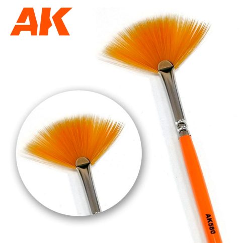 AK Interactive: Fan Shape Weathering Brush