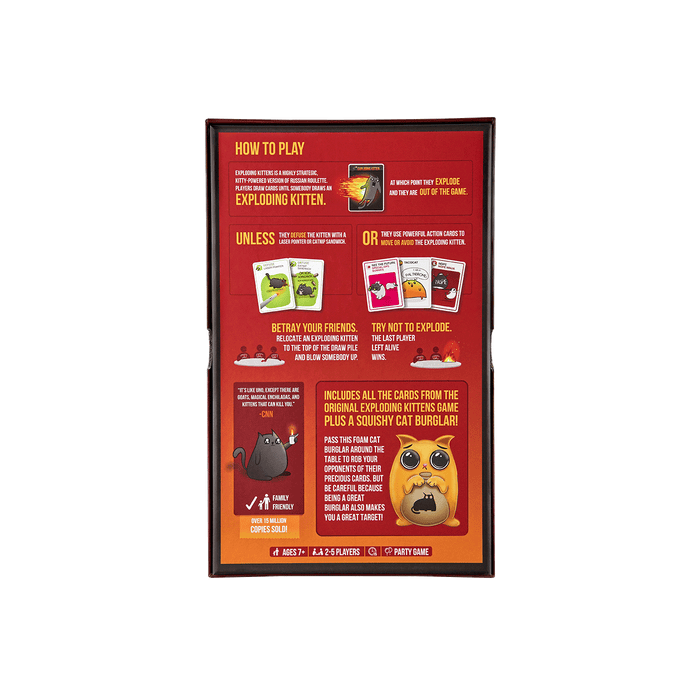 EXPLODING KITTENS CAT BURGLAR - Basic Card Game EXPLODING KITTENS CAT BURGLAR - Basic Card Game