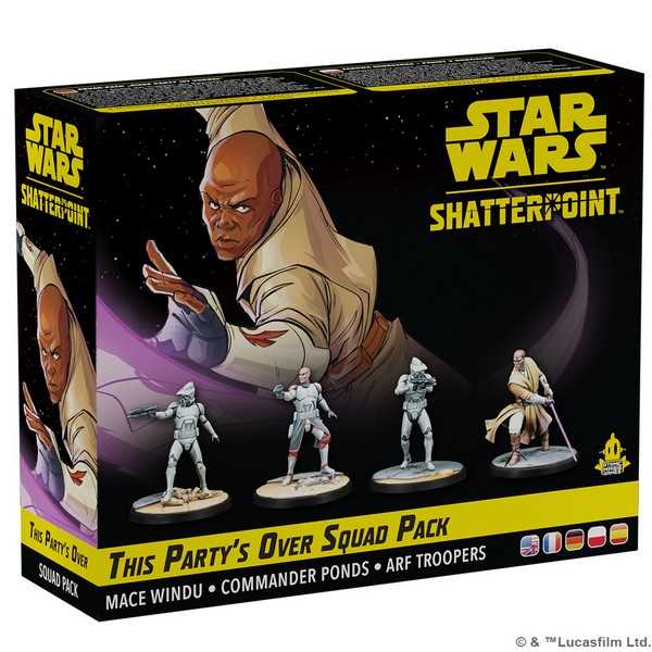 Star Wars Shatterpoint: This Party's Over (Mace Windu Squad Pack)
