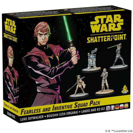 Star War Shatterpoint: Fearless and Inventive (Jedi Luke Skywalker Squad Pack)