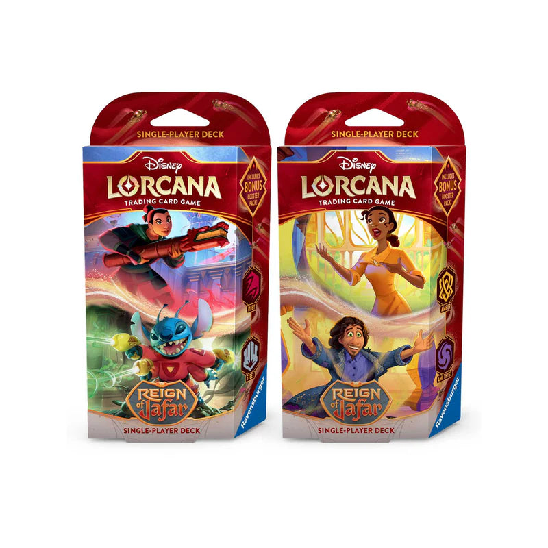 lorcana set 8 starter decks deck of 2 Disney New players get a taste of the rich story and varied characters of the Disney Lorcana TCG Every Card In Every Starter