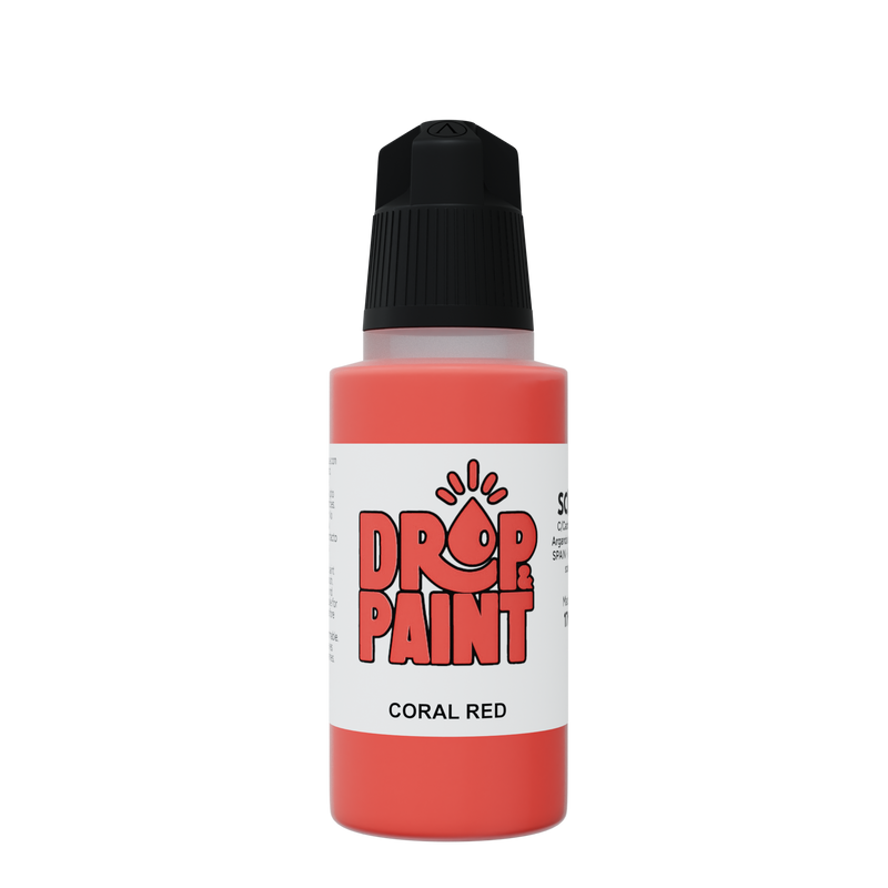 Drop & Paint: Coral Red