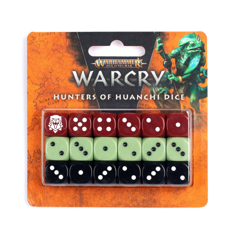 games workshop warcry hunters of huanchi dice