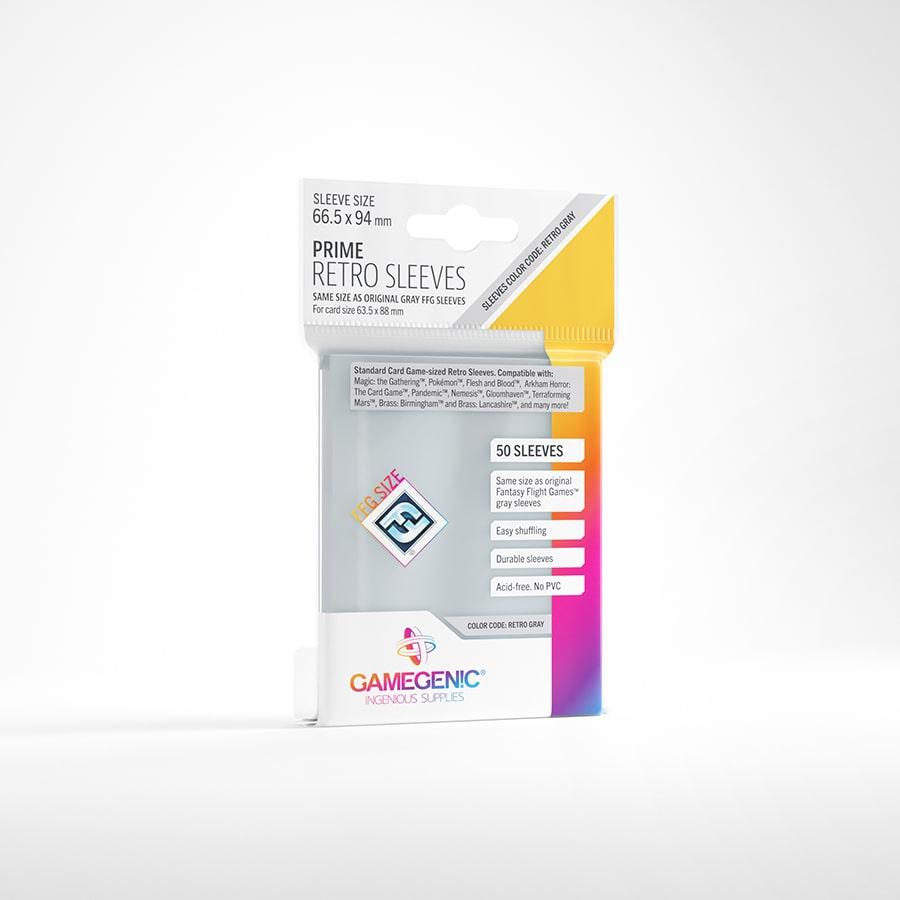 Gamegenic PRIME Retro Card Sleeves: Clear (50ct)