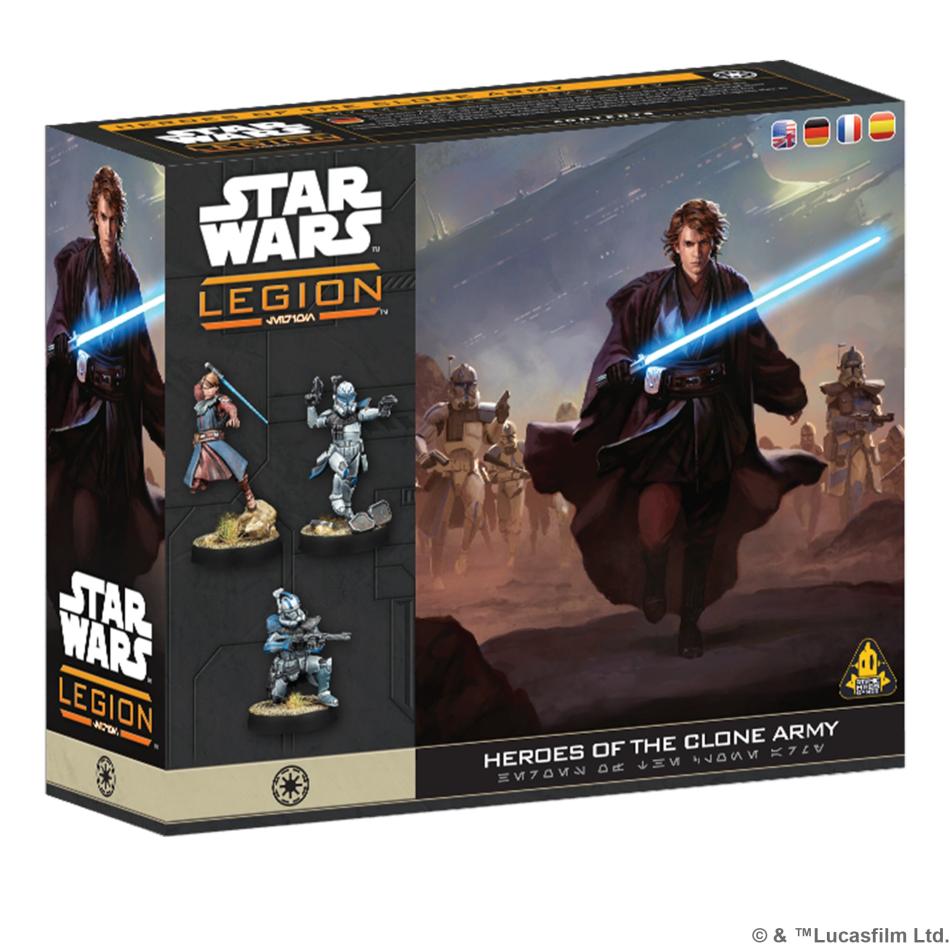 Star Wars Legion: Heroes of the Clone Army (501st) Character Pack