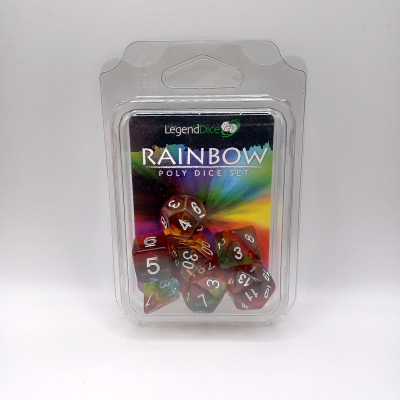 Legend Dice 16mm: Rainbow Set