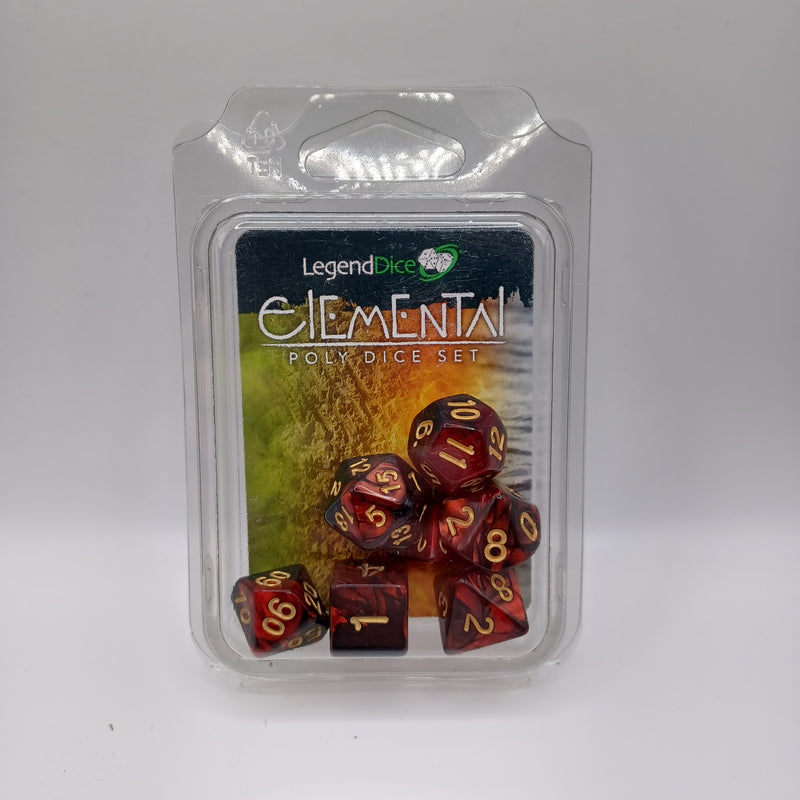 Legend Dice 16mm: Elemental Set