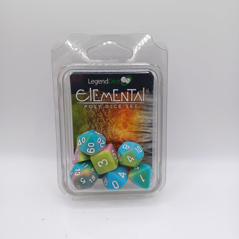 Legend Dice 16mm: Elemental Set