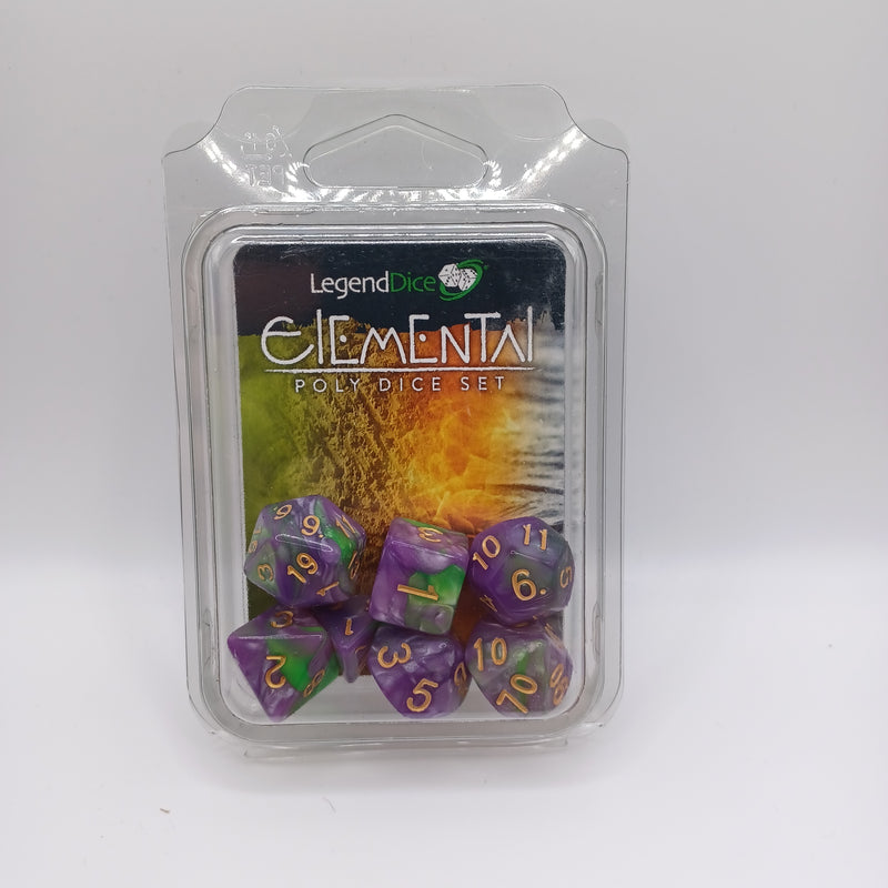 Legend Dice 16mm: Elemental Set