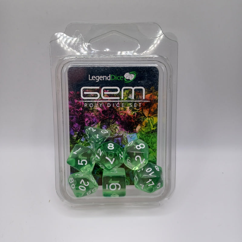 Legend Dice 16mm: Gem Set