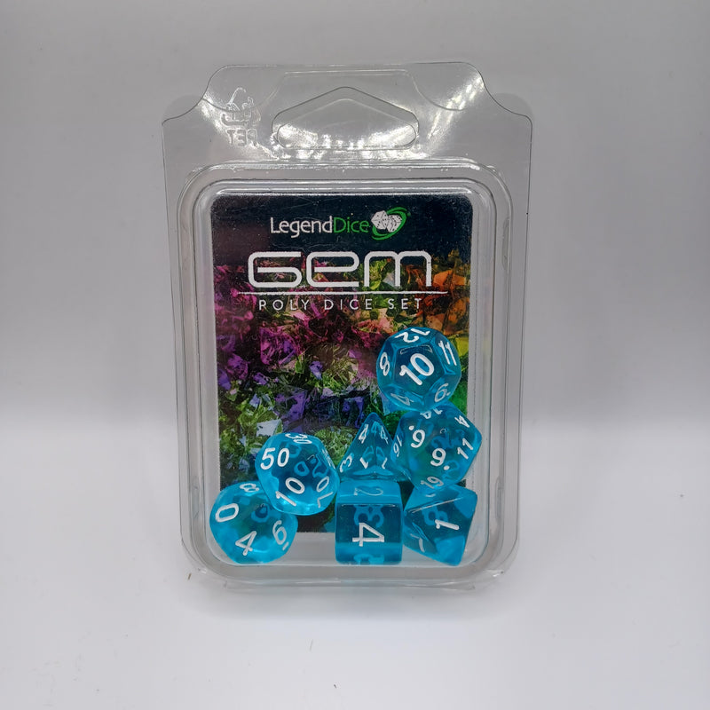 Legend Dice 16mm: Gem Set