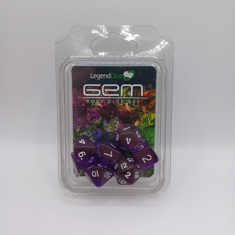 Legend Dice 16mm: Gem Set