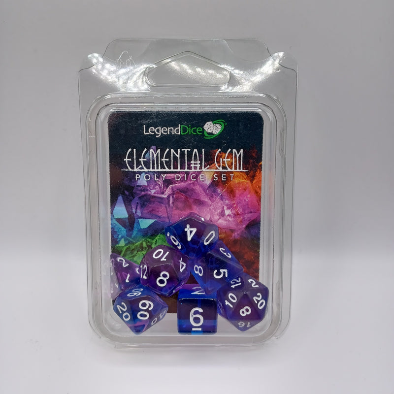 Legend Dice 16mm: Elemental Gem Set