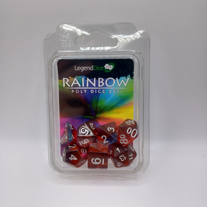 Legend Dice 16mm: Rainbow Set