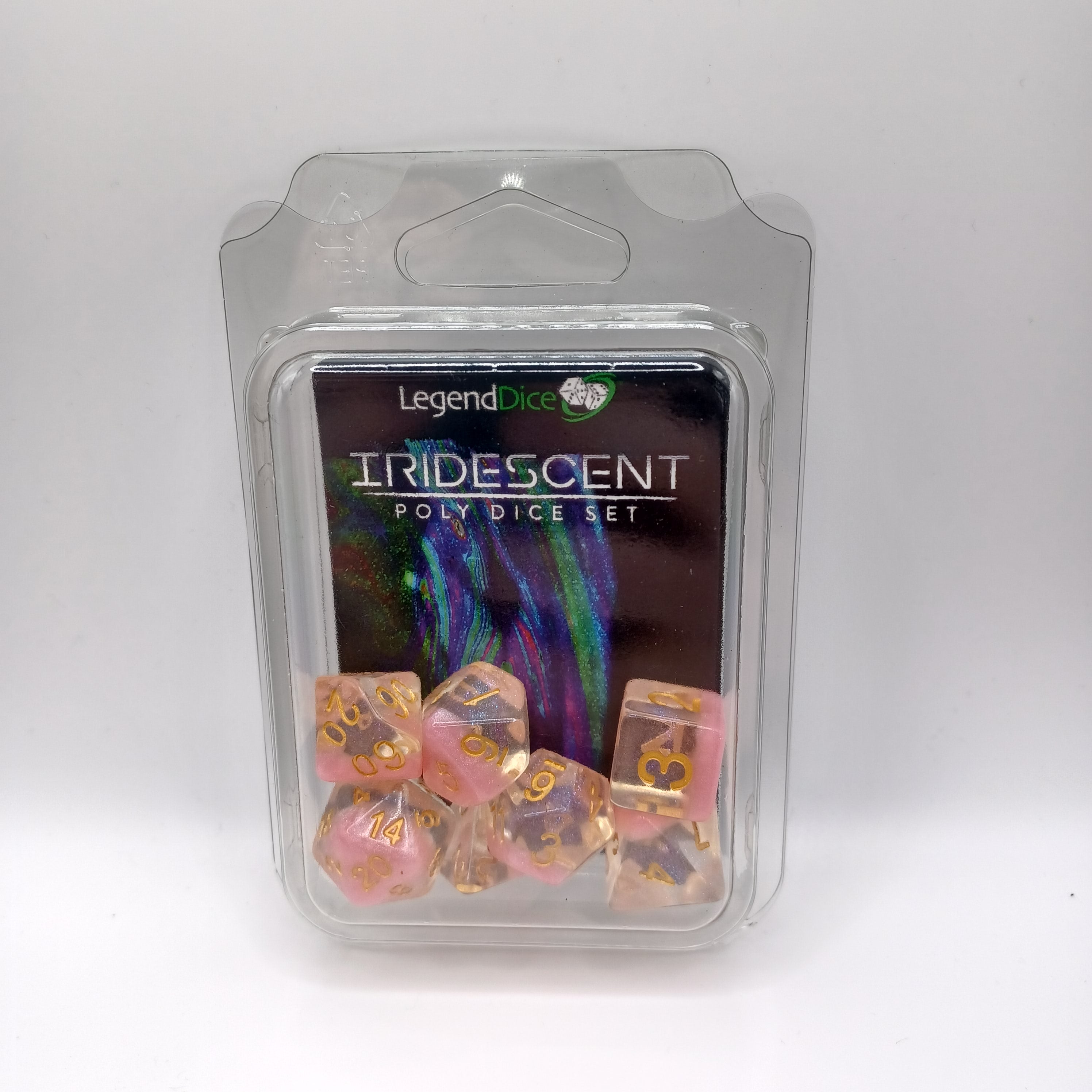 Legend Dice 16mm: Iridescent Set