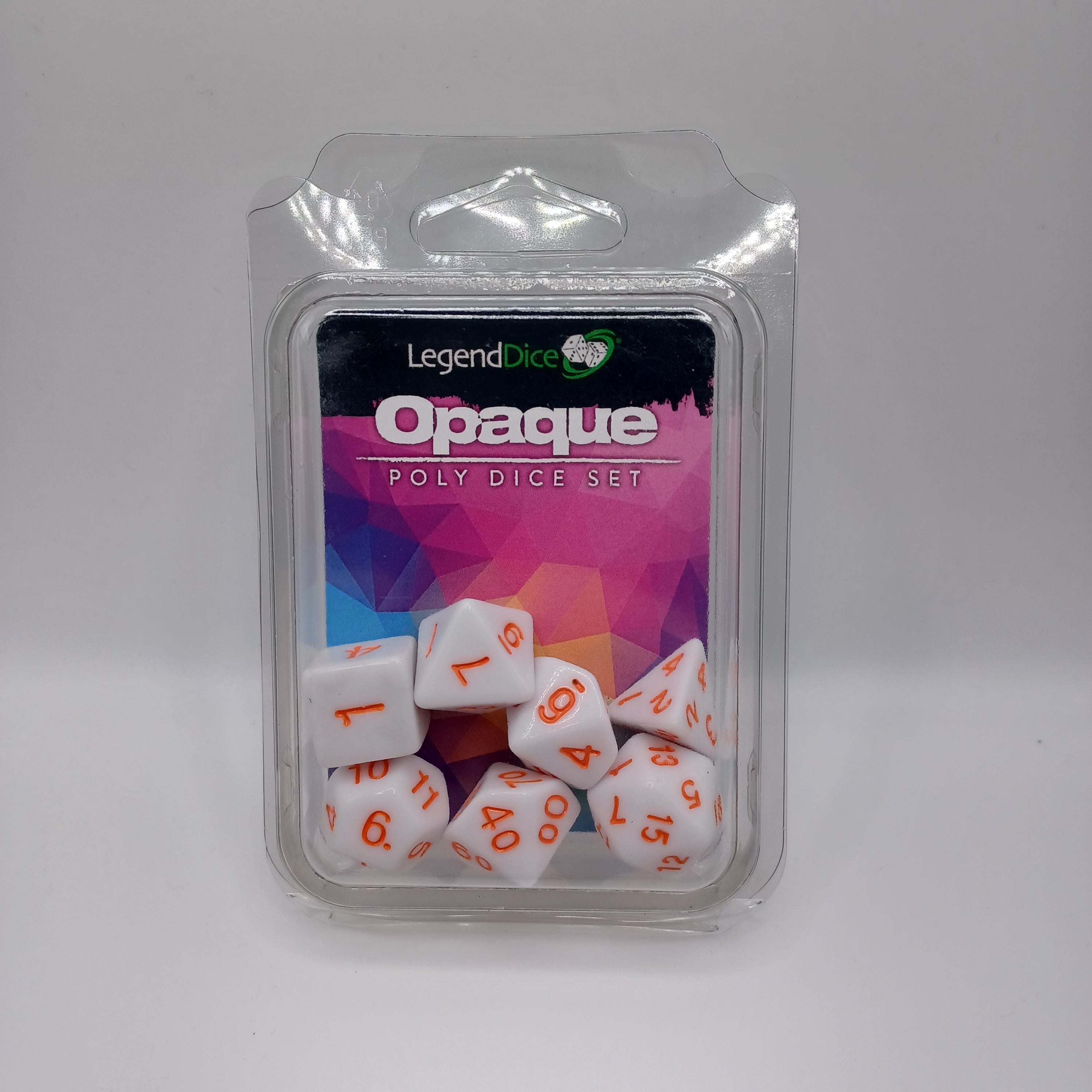 Legend Dice 16mm: Opaque Set