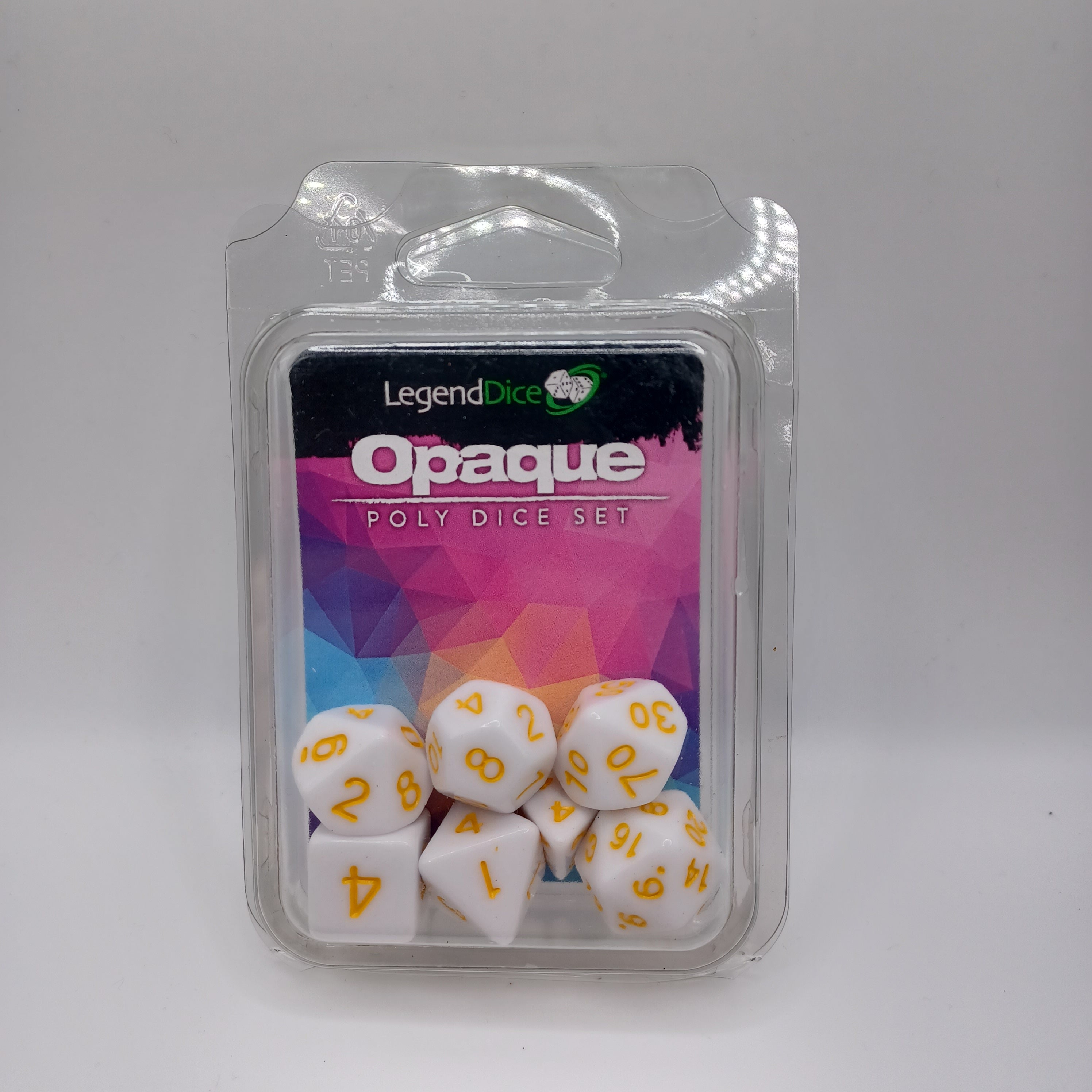 Legend Dice 16mm: Opaque Set