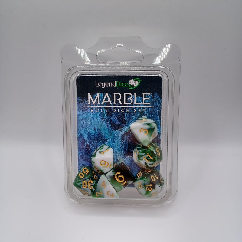 Legend Dice 16mm: Marble Set