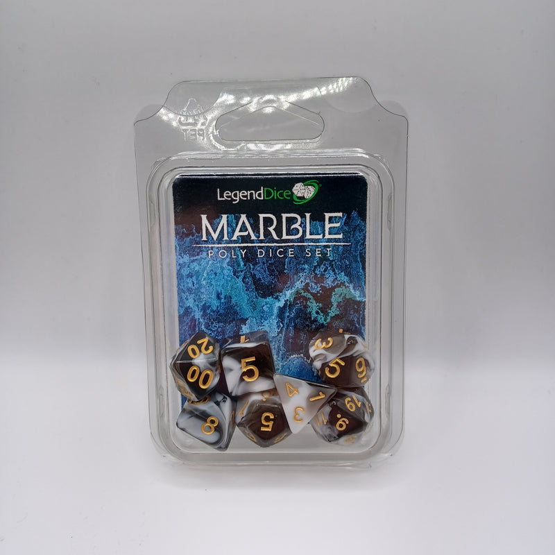 Legend Dice 16mm: Marble Set