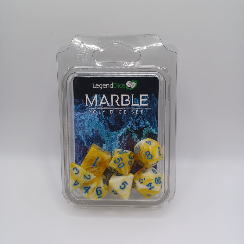 Legend Dice 16mm: Marble Set