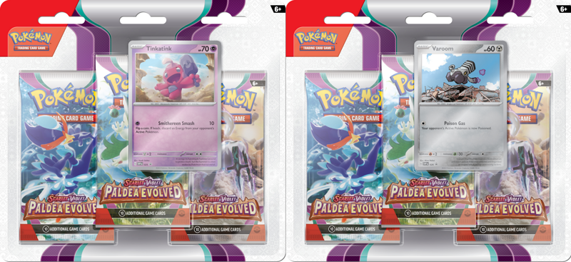 Pokemon Scarlet & Violet: Paldea Evolved - 3-Pack Booster