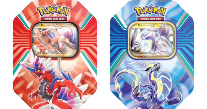 Pokemon Scarlet & Violet: Paldea Legends Tin (Koraidon / Miraidon)