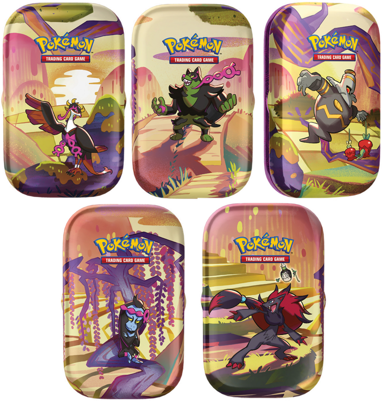 Shrouded Fable Mini Tins - (Fezandipiti / Okidogi / Dusknoir / Munkidori / Zoroark)