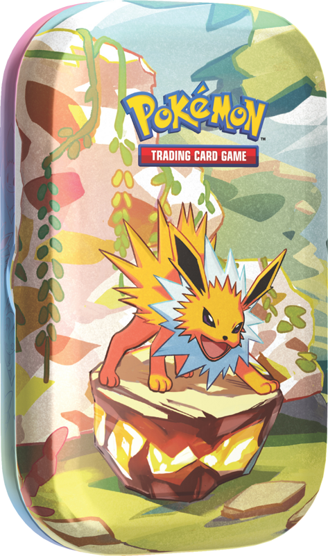 Prismatic Evolutions Mini Tin