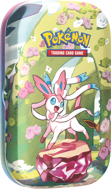 Prismatic Evolutions Mini Tin