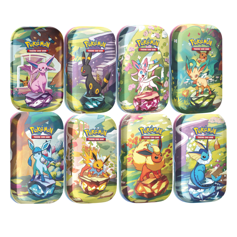Prismatic Evolutions Mini Tin