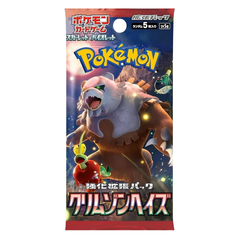 Pokemon TCG: Japanese Crimson Haze (sv5a) - Single Booster