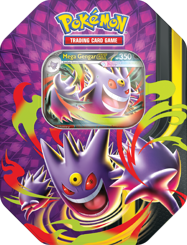 Pokemon TCG: Mega Moonlit Tin - (Gengar / Clefable)