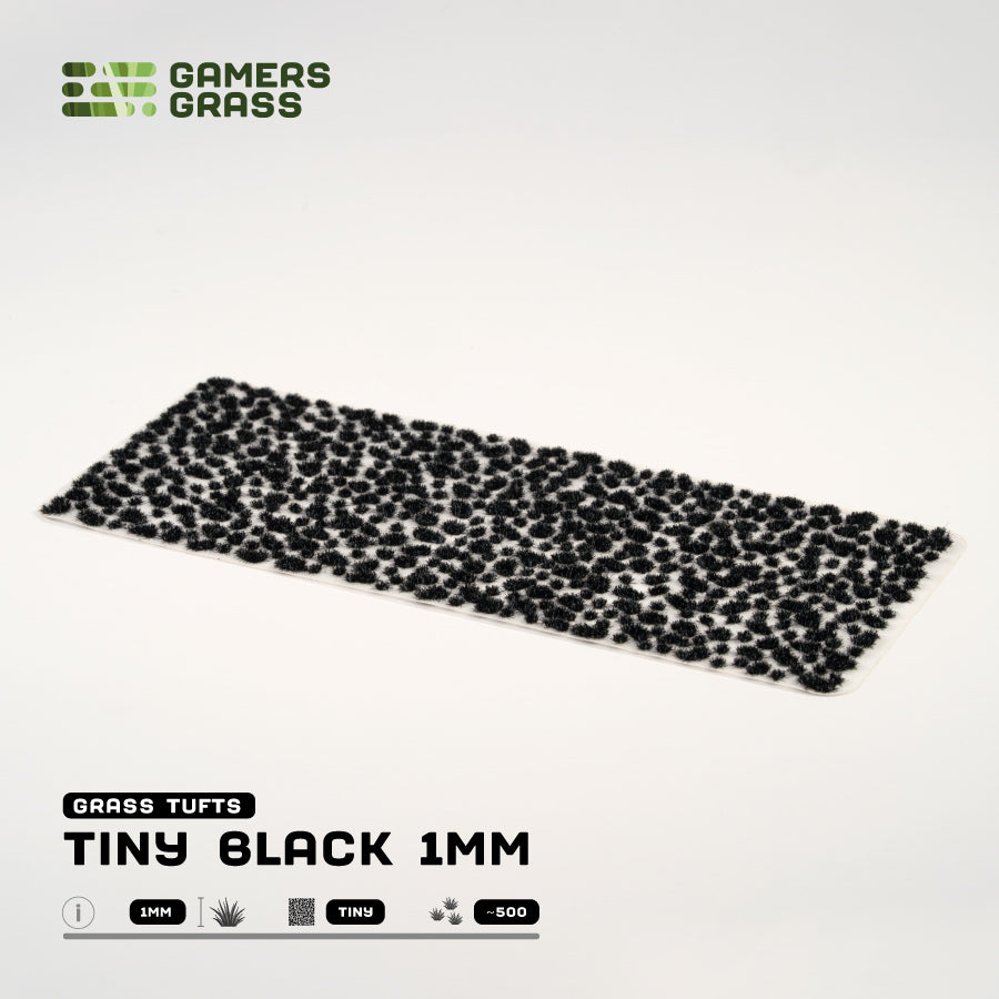 Tiny Tufts - Black 1mm