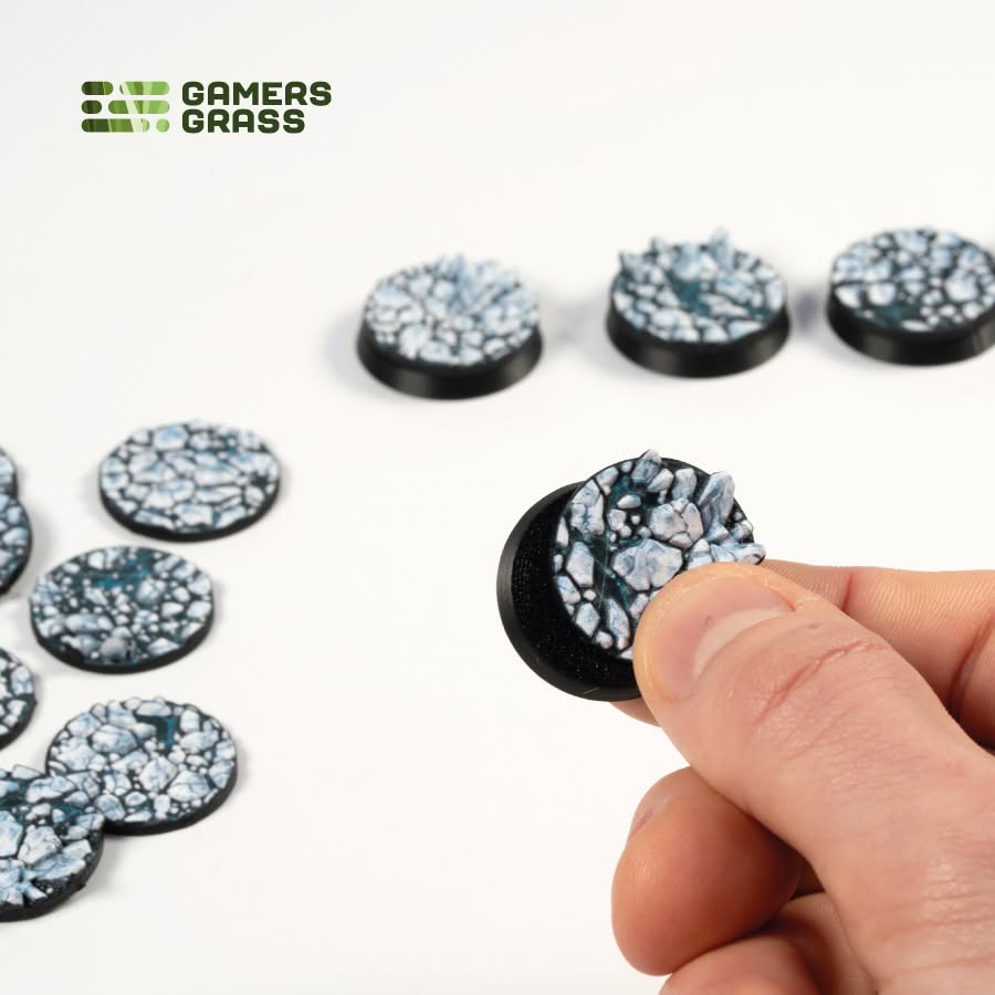 Battle Ready Toppers: Frost Lake - Round 25mm (x12)