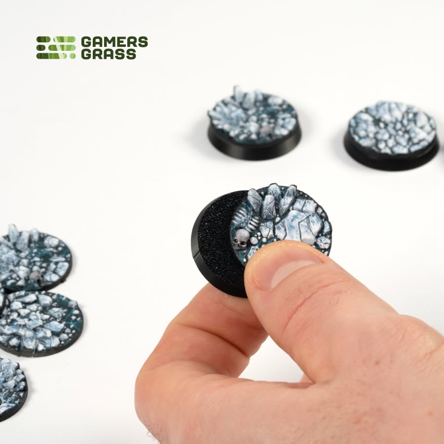 Battle Ready Toppers: Frost Lake - Round 28mm (x10)