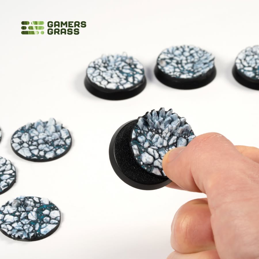 Battle Ready Toppers: Frost Lake - Round 32mm (x8)