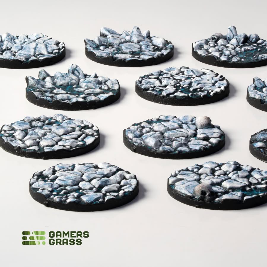 Battle Ready Toppers: Frost Lake - Round 25mm (x12)