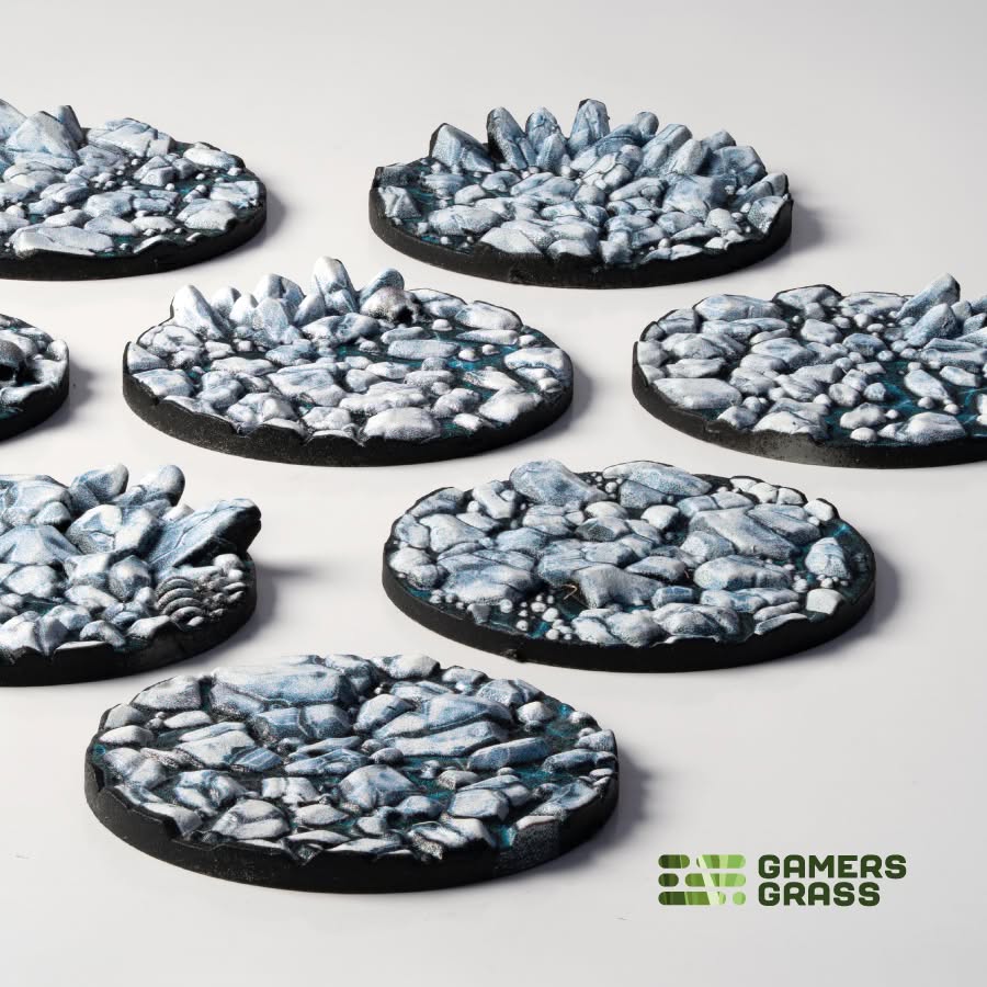 Battle Ready Toppers: Frost Lake - Round 32mm (x8)