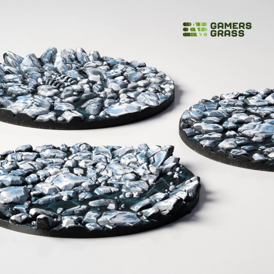 Battle Ready Toppers: Frost Lake - Round 50mm (x3)