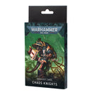 games workshop datasheet cards chaos knights