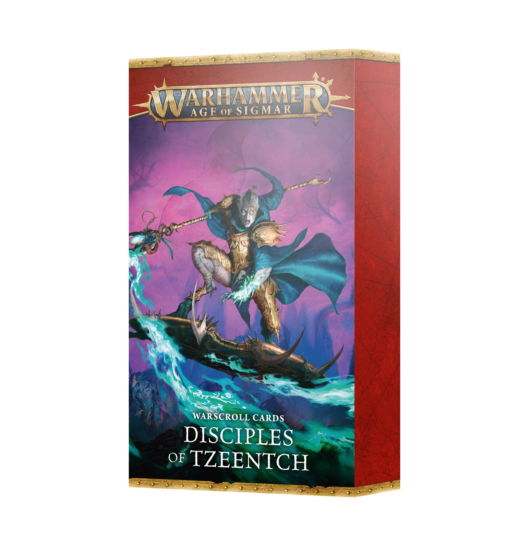 games workshop warscroll cards disciples  tzeentch eng