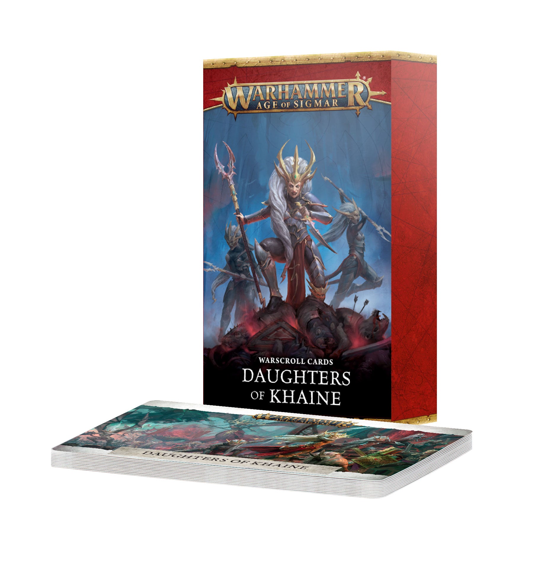 games workshop warscroll cards daughters of khaine eng