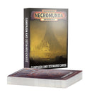 games workshop necromunda campaign and scenario cards