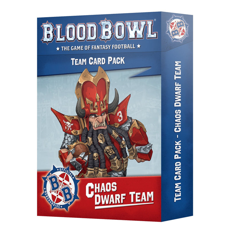 games workshop blood bowl chaos dwarf cards