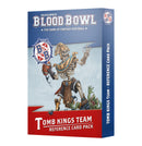 games workshop blood bowl tomb kings team card pack