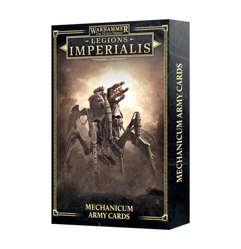 games workshop limperialis mechanicum army list cards