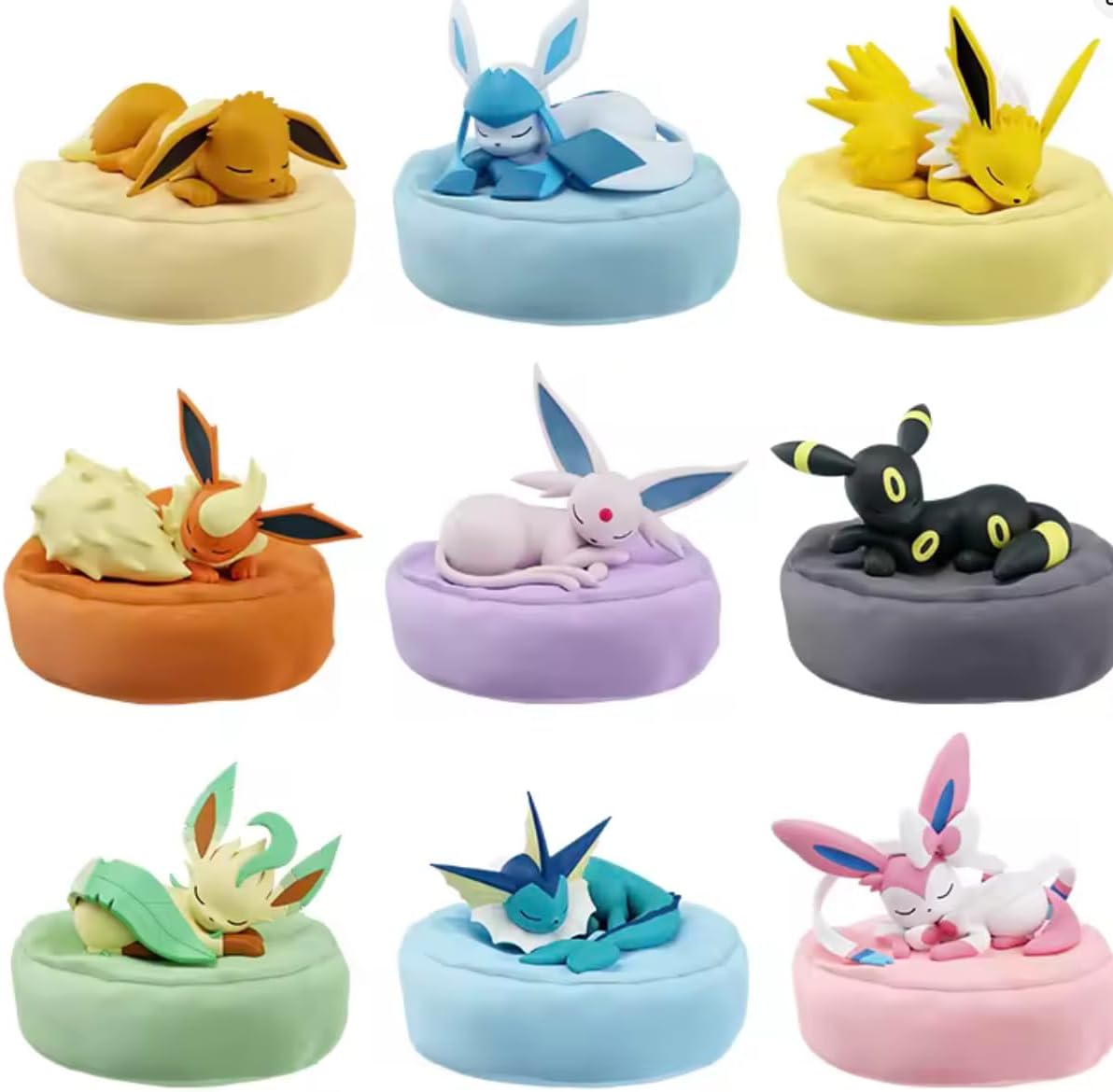 Pokemon TCG: Chinese Pokemon Eeveelution Sleeping Series Figure - Single Blind Box